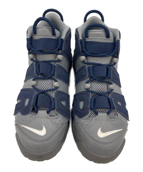 NIKE（ナイキ）NIKE (ナイキ) NIKE AIR MORE UPTEMPO '96 COOL GREY/WHITE-MIDNIGHT NAVY グレー×ネイビー サイズ:30の古着・服飾アイテム