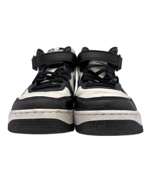NIKE（ナイキ）NIKE (ナイキ) stussy (ステューシー) AIR FORCE1 MID ブラック×ホワイト サイズ:24の古着・服飾アイテム
