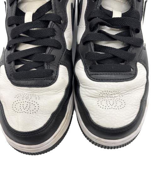 NIKE（ナイキ）NIKE (ナイキ) stussy (ステューシー) AIR FORCE1 MID ブラック×ホワイト サイズ:24の古着・服飾アイテム