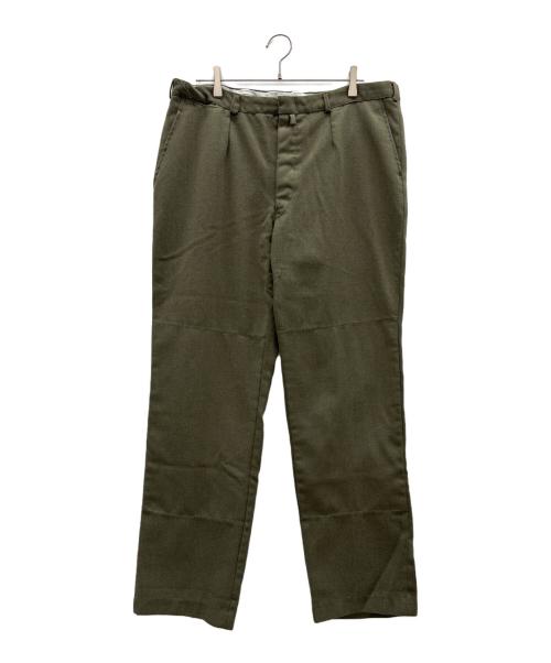NOBLAND（ノーブランド）NOBLAND (ノーブランド) スラックス カーキ サイズ:不明の古着・服飾アイテム
