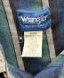 Wrangler (ラングラー) ウエスタンシャツ ブルー×ブラック サイズ:4X：5000円