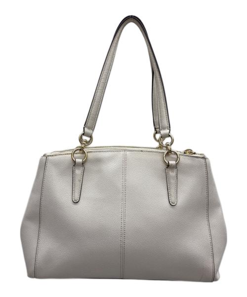 COACH（コーチ）COACH (コーチ) ショルダートートバッグ ホワイトの古着・服飾アイテム