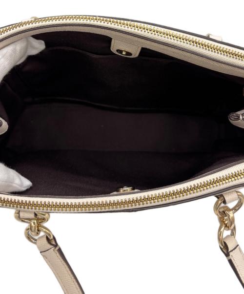 COACH（コーチ）COACH (コーチ) ショルダートートバッグ ホワイトの古着・服飾アイテム
