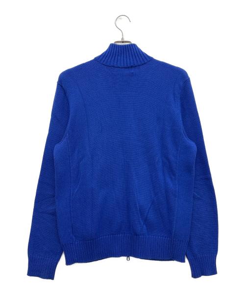POLO RALPH LAUREN（ポロ・ラルフローレン）POLO RALPH LAUREN (ポロ・ラルフローレン) フルジップニット ブルー サイズ:Sの古着・服飾アイテム