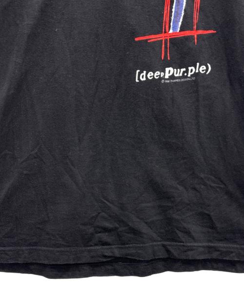 deep purple（ディープ・パープル）deep purple (ディープ・パープル) バンドTシャツ ブラック サイズ:Lの古着・服飾アイテム
