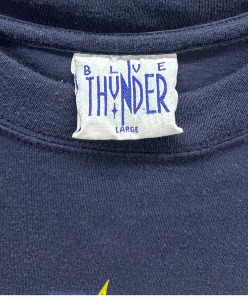 BLUE THUNDER（ブルーサンダー）BLUE THUNDER (ブルーサンダー) バンドTシャツ ネイビー サイズ:Lの古着・服飾アイテム