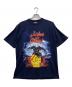 BLUE THUNDER（ブルーサンダー）の古着「バンドTシャツ」｜ネイビー