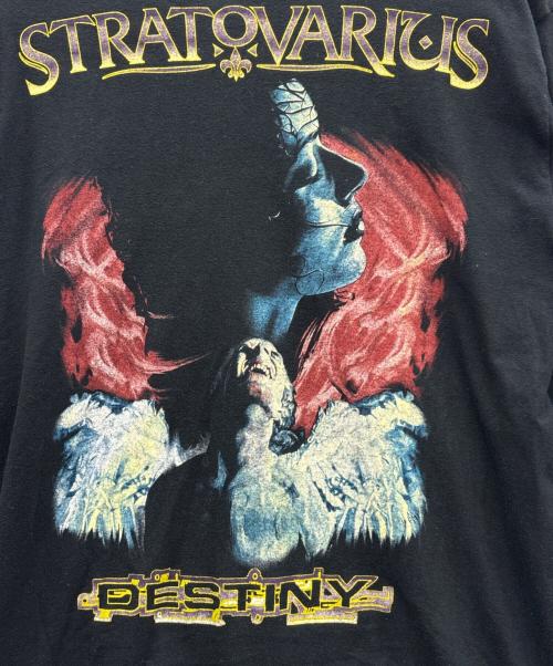 Stratovarius（ストラトヴァリウス）Stratovarius (ストラトヴァリウス) ロングスリーブカットソー ブラック サイズ:不明の古着・服飾アイテム