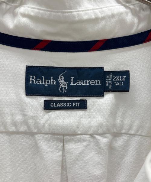 POLO RALPH LAUREN（ポロ・ラルフローレン）POLO RALPH LAUREN (ポロ・ラルフローレン) ボタンダウンシャツ ホワイト サイズ:2XLTの古着・服飾アイテム