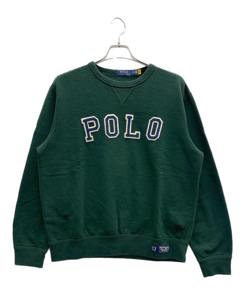POLO RALPH LAUREN（ポロ・ラルフローレン）POLO RALPH LAUREN (ポロ・ラルフローレン) スウェット グリーン サイズ:Lの古着・服飾アイテム
