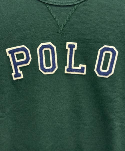 POLO RALPH LAUREN（ポロ・ラルフローレン）POLO RALPH LAUREN (ポロ・ラルフローレン) スウェット グリーン サイズ:Lの古着・服飾アイテム
