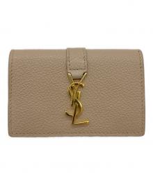 Yves Saint Laurent（イヴサンローラン）の古着「オリガミ タイニーウォレット」｜ベージュ