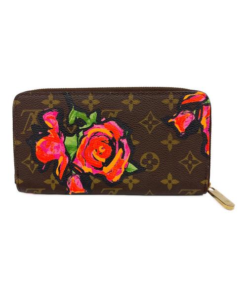 LOUIS VUITTON（ルイ ヴィトン）LOUIS VUITTON (ルイ ヴィトン) 長財布 ブラウン×レッドの古着・服飾アイテム
