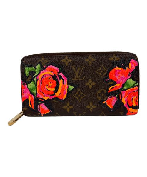 LOUIS VUITTON（ルイ ヴィトン）LOUIS VUITTON (ルイ ヴィトン) 長財布 ブラウン×レッドの古着・服飾アイテム