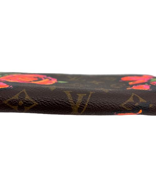 LOUIS VUITTON（ルイ ヴィトン）LOUIS VUITTON (ルイ ヴィトン) 長財布 ブラウン×レッドの古着・服飾アイテム