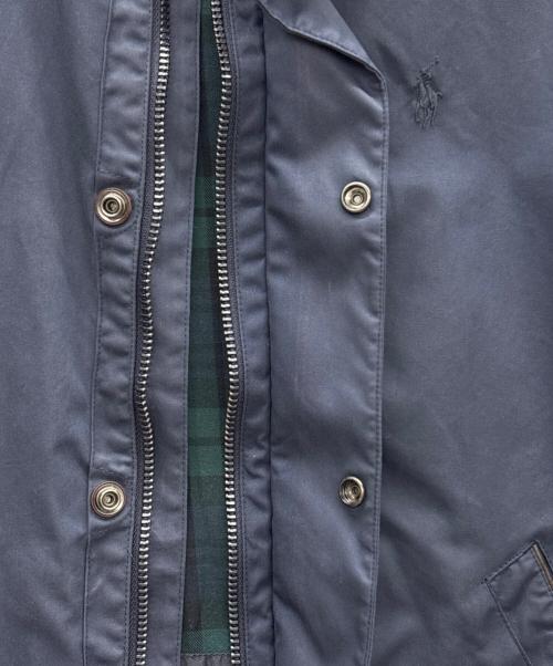 POLO RALPH LAUREN（ポロ・ラルフローレン）POLO RALPH LAUREN (ポロ・ラルフローレン) 襟コーデュロイハンティングジャケット ネイビー サイズ:Sの古着・服飾アイテム