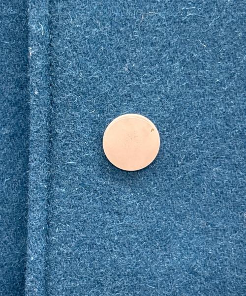 9090（9090）9090 (9090) ウール混スタジャン ブルー×ホワイト サイズ:XLの古着・服飾アイテム