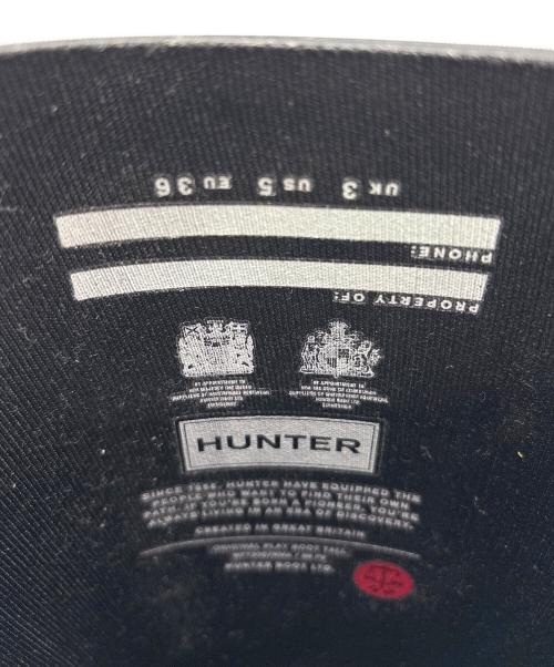 HUNTER（ハンター）HUNTER (ハンター) レインブーツ ブラック サイズ:UK3の古着・服飾アイテム