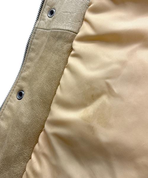 AVIREX（アヴィレックス）AVIREX (アヴィレックス) スタジャン グレー×ベージュ サイズ:Mの古着・服飾アイテム