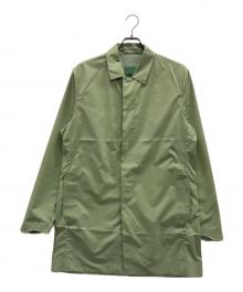 DECENT（デサント）の古着「オルテライン スキーマテックエアー バルカラーコート」｜黄緑