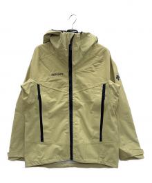 DECENT（デサント）の古着「スキーマテック シェル ジャケット」｜ベージュ×ブラック