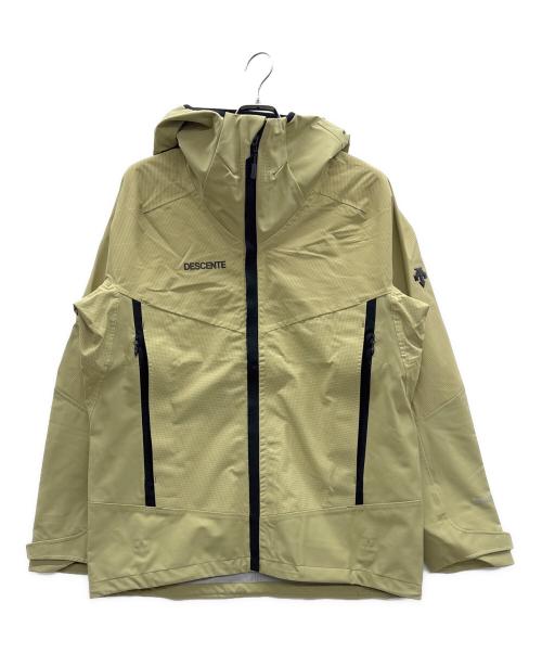 DECENT（デサント）DECENT (デサント) スキーマテック シェル ジャケット ベージュ×ブラック サイズ:O 未使用品の古着・服飾アイテム