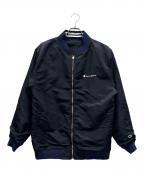 Champion×ATMOSチャンピオン×アトモス）の古着「リバーシブルジャケット」｜ネイビー×ブラック