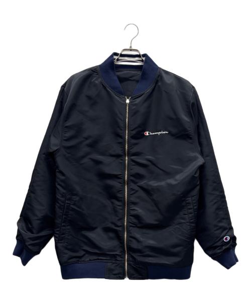 Champion（チャンピオン）Champion (チャンピオン) ATMOS (アトモス) リバーシブルジャケット ネイビー×ブラック サイズ:XL 未使用品の古着・服飾アイテム
