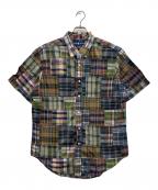RALPH LAURENラルフローレン）の古着「パッチワークチェックシャツ」｜マルチカラー