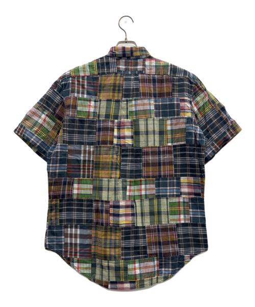 RALPH LAUREN（ラルフローレン）RALPH LAUREN (ラルフローレン) パッチワークチェックシャツ マルチカラー サイズ:XLの古着・服飾アイテム