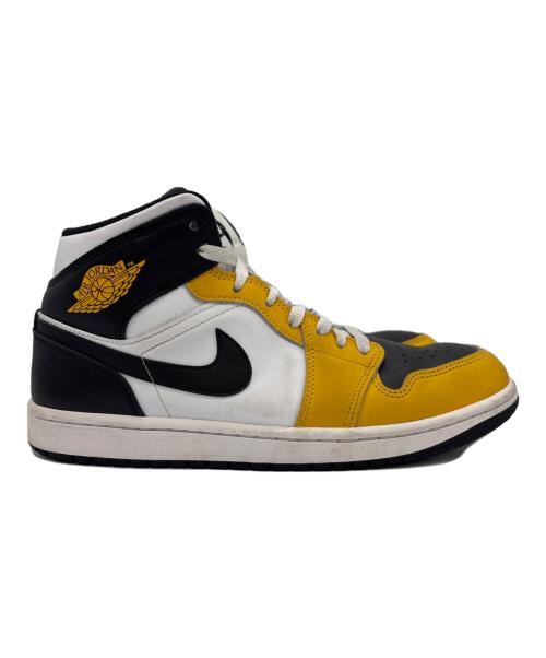 NIKE（ナイキ）NIKE (ナイキ) Air Jordan 1 Mid イエロー×ブラック サイズ:26.5の古着・服飾アイテム