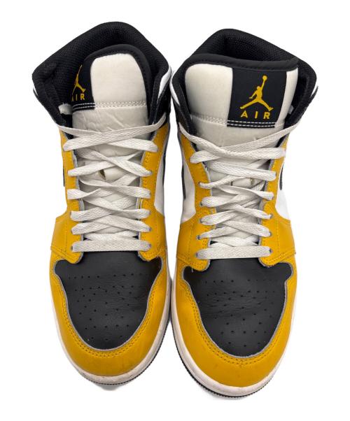 NIKE（ナイキ）NIKE (ナイキ) Air Jordan 1 Mid イエロー×ブラック サイズ:26.5の古着・服飾アイテム