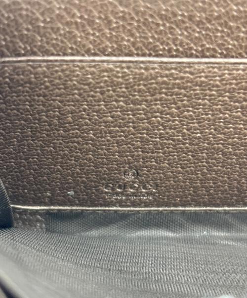 GUCCI（グッチ）GUCCI (グッチ) 長財布 ブラウン×ベージュの古着・服飾アイテム