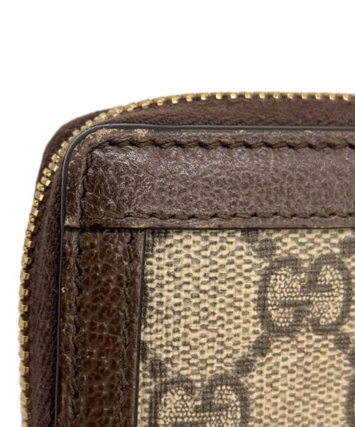 GUCCI（グッチ）GUCCI (グッチ) 長財布 ブラウン×ベージュの古着・服飾アイテム
