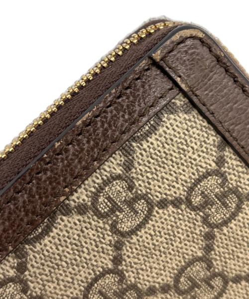 GUCCI（グッチ）GUCCI (グッチ) 長財布 ブラウン×ベージュの古着・服飾アイテム