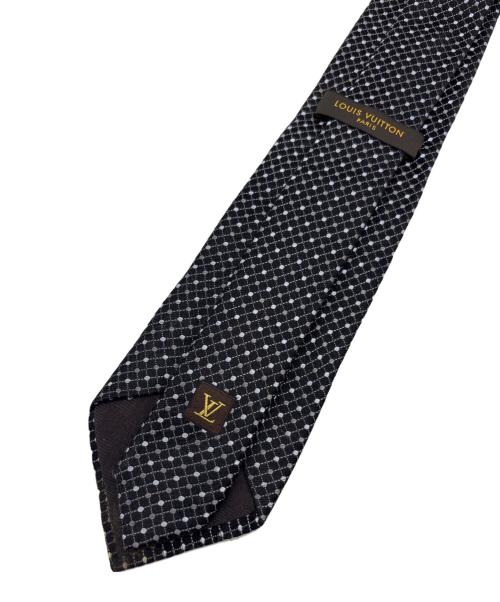 LOUIS VUITTON（ルイ ヴィトン）LOUIS VUITTON (ルイ ヴィトン) ネクタイ ブラック×グレー サイズ:-の古着・服飾アイテム