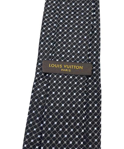 LOUIS VUITTON（ルイ ヴィトン）LOUIS VUITTON (ルイ ヴィトン) ネクタイ ブラック×グレー サイズ:-の古着・服飾アイテム