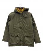 Barbourバブアー）の古着「フーデッドジャケット」｜オリーブ