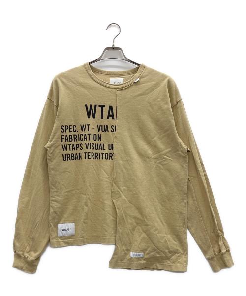 WTAPS（ダブルタップス）WTAPS (ダブルタップス) ロングスリーブTシャツ キャメル サイズ:X01の古着・服飾アイテム
