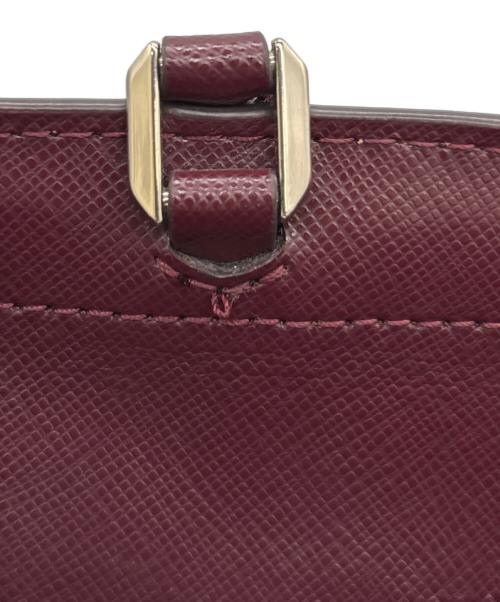 Kate Spade（ケイトスペード）Kate Spade (ケイトスペード) 2WAYバッグ ワインレッドの古着・服飾アイテム