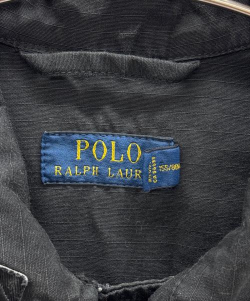 POLO RALPH LAUREN（ポロ・ラルフローレン）POLO RALPH LAUREN (ポロ・ラルフローレン) ミリタリージャケット ブラック サイズ:XSの古着・服飾アイテム