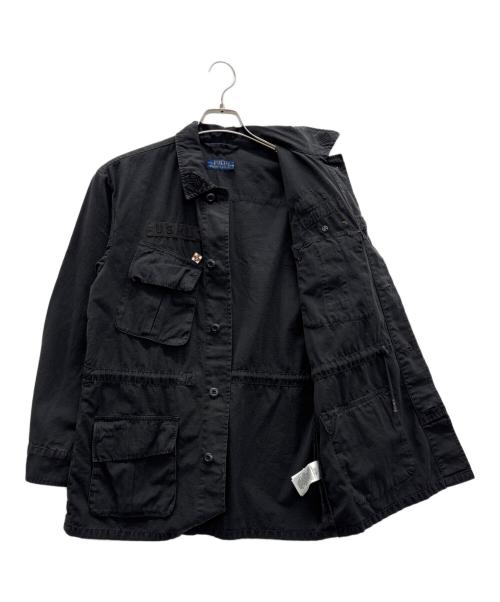 POLO RALPH LAUREN（ポロ・ラルフローレン）POLO RALPH LAUREN (ポロ・ラルフローレン) ミリタリージャケット ブラック サイズ:XSの古着・服飾アイテム