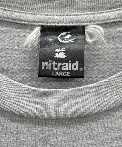 NITRAID（ナイトレイド）NITRAID (ナイトレイド) Tシャツ グレー サイズ:Lの古着・服飾アイテム