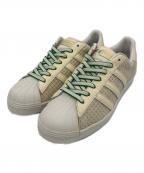 adidas×ARROW&BEASTアディダス×）の古着「スーパースターADV」｜アイボリー×グリーン