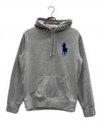 POLO RALPH LAURENポロ・ラルフローレン）の古着「プルオーバーパーカー」｜グレー