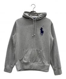 POLO RALPH LAUREN（ポロ・ラルフローレン）の古着「プルオーバーパーカー」｜グレー