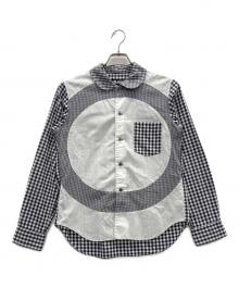 BLACK COMME des GARCONS（ブラックコムデギャルソン）の古着「丸襟ラウンドカラーシャツ」｜ブラック×ホワイト