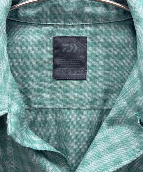 DAIWA（ダイワ）DAIWA (ダイワ) TECH SPORTS OPEN COLLAR SHIRTS L/S MINI PLAIDS ブラック サイズ:Sの古着・服飾アイテム