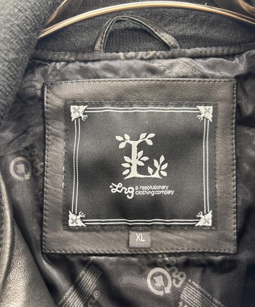 LRG（エルアールジー）LRG (エルアールジー) レザージャケット ブラック サイズ:XLの古着・服飾アイテム