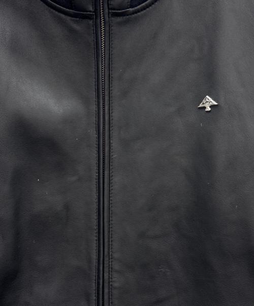LRG（エルアールジー）LRG (エルアールジー) レザージャケット ブラック サイズ:XLの古着・服飾アイテム